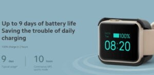 Xiaomi Mi Watch Lite battery