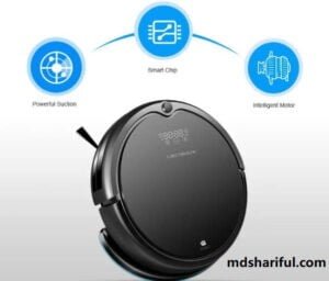 Liectroux Q7000 robotic vacuum design