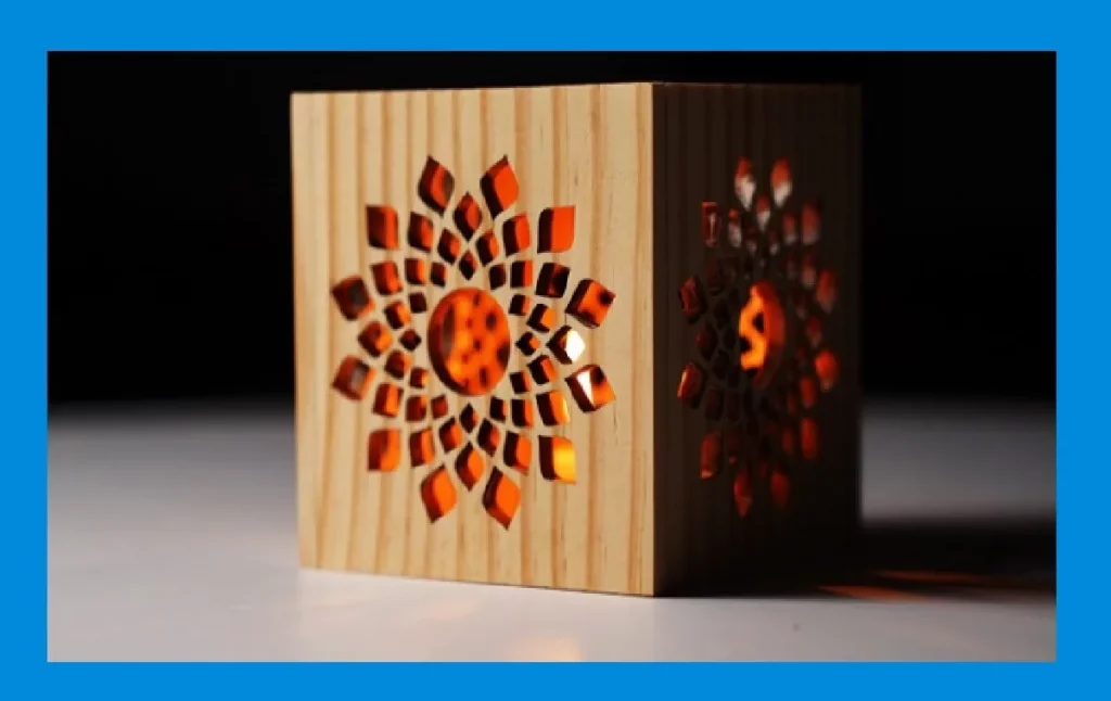 A decorative wooden box made