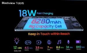 Blackview Tab 15 battery