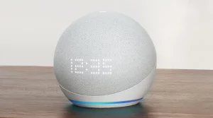 Echo Dot 5th Generation with clock