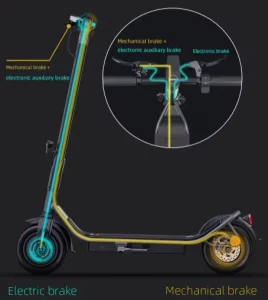 Himo L2 Max Review Double brake lever Triple protection