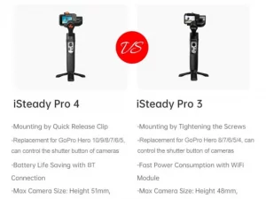 Hohem iSteady Pro 4 vs Hohem iSteady Pro 3