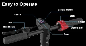 ZP088-L2 Electric Scooter easy to poerate