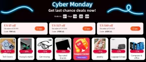 Aliexpress Cyber Monday offers