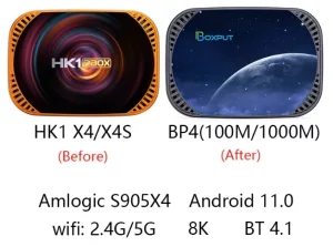 Boxput BP4 before after design