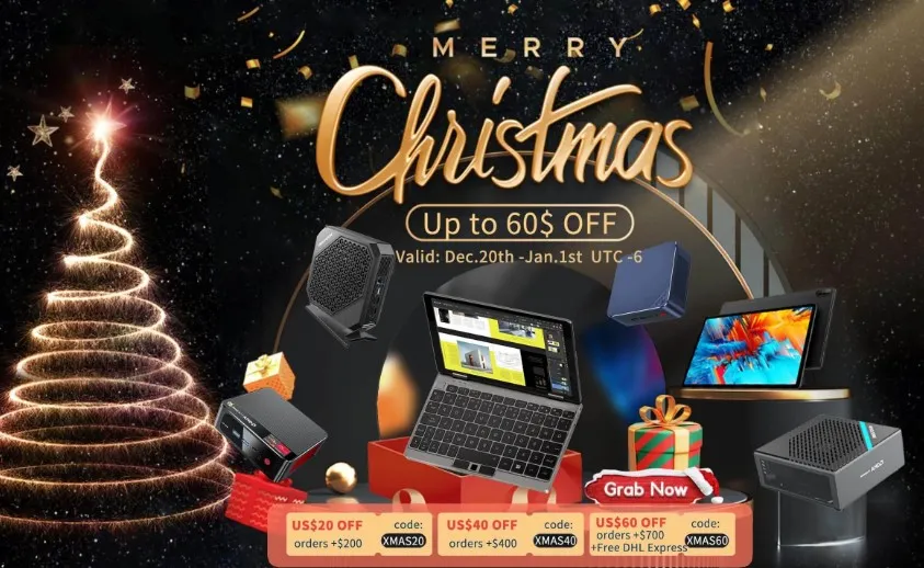 MinixPC Christmas Discounts And Coupons Up To 60$ Off