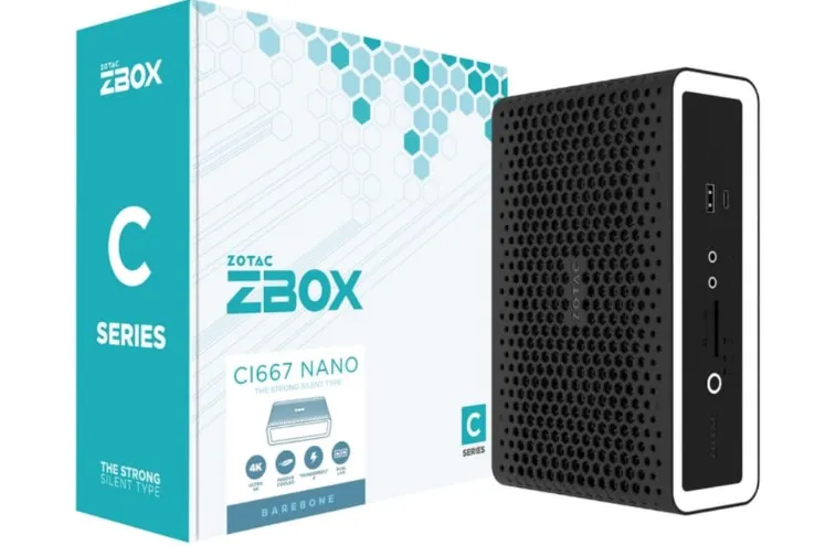 Zotac Zbox CI667 Nano Mini PC With 12th Gen Processor