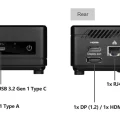 MSI Cubi 5 12M interface