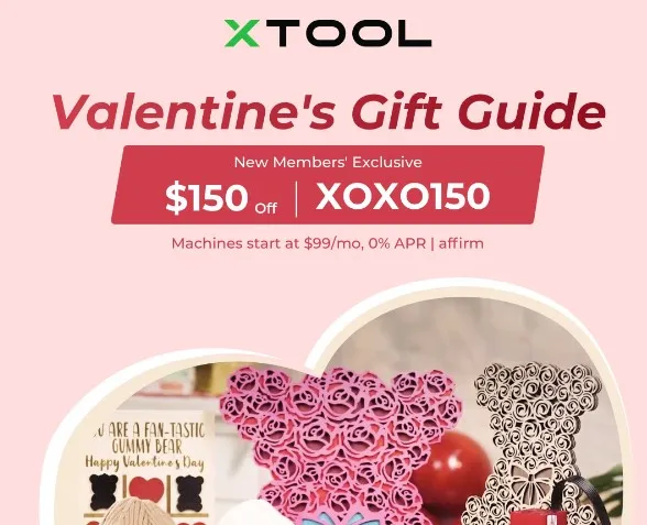 xTool Valentine sale