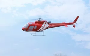 Flywing Squirrel-AS350 fying