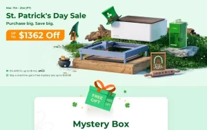 xTool St. Patrick's Day Sale