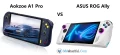 Aokzoe A1 Pro vs ASUS ROG Ally: which is the best 2023?