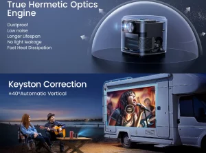 Wimius Q2 DLP Projector features