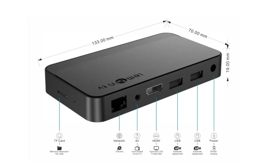 Lemon TV Mini interface