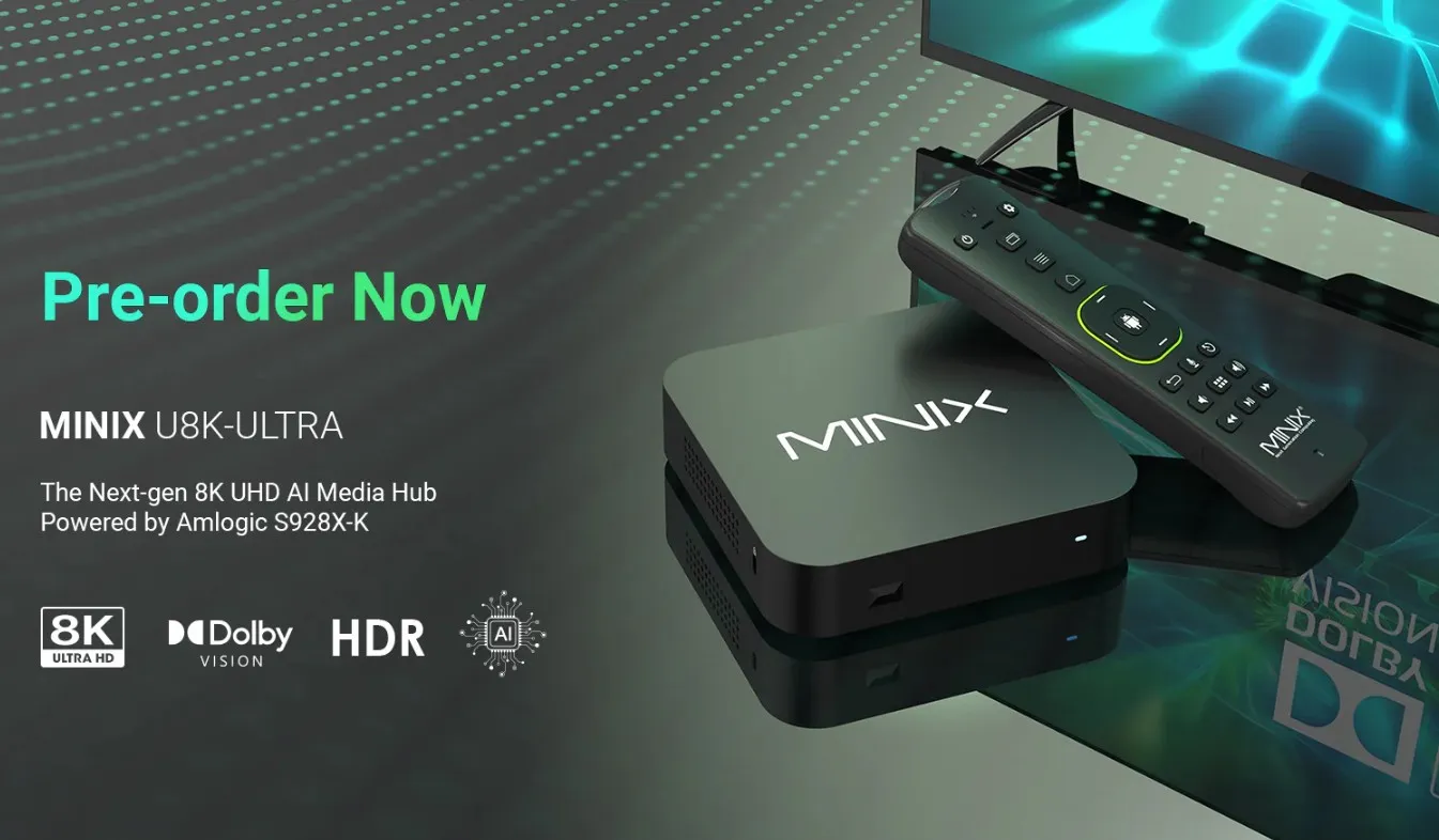 MINIX NEO U8K-ULTRA: A Powerful 8K Android TV-Box with Amlogic S928X-K